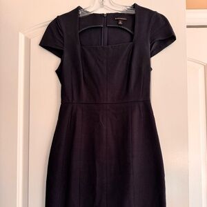 Banana Republic A Line Navy Blue Dress
